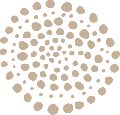 a graphic of dots in a circle